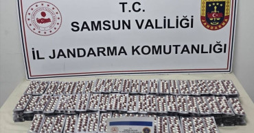 Samsun'da Uyuşturucu Hap Operasyonu: 7 Bin 9 Hap Ele Geçirildi