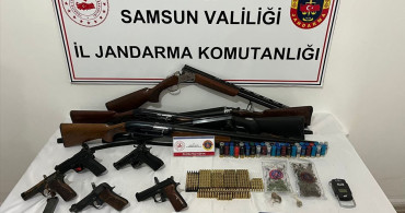 Samsun'da Uyuşturucu ve Silah Kaçakçılığı Operasyonu: 3 Gözaltı