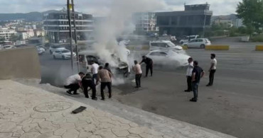 Samsun'da yangın tehlikesi vatandaşların müdahalesiyle önlendi