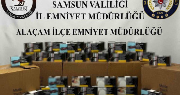 Samsun’da Yapılmış Büyük Dolu Makaron Ele Geçirildi