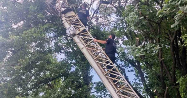 Samsun'un Alaçam ilçesinde insansız hava aracı alarmı