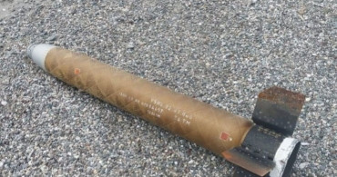 Samsun'un Bafra ilçesinde sahilde bulunan askeri mühimmat imha edildi