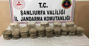 Şanlıurfa'da 20 Kilogram Esrar Ele Geçirildi!