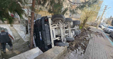 Şanlıurfa'da Devriye Beton Mikseri Sürücüsü Kurtarıldı