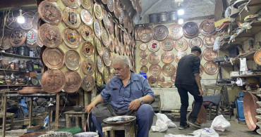 Şanlıurfa'da kaybolmaya yüz tutan bakırcılık mesleği yeniden canlandı