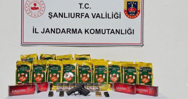 Şanlıurfa'da ruhsatsız silah ve kaçak ürünler ele geçirildi