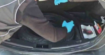 Şanlıurfa'da Yedek Lastikten Uyuşturucu Çıktı