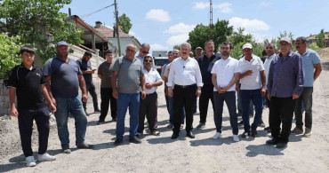 Sarımsaklı Mahallesi'nde altyapı ve sosyal tesis çalışmaları devam ediyor
