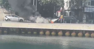 Sarıyer’de yer altı elektrik kablolarında yangın meydana geldi