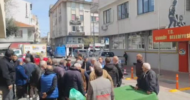 Şarköy'deki Seyyar Satıcılar Protesto Düzenledi