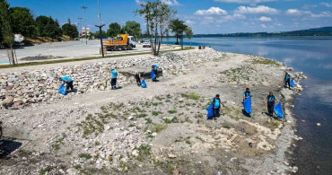SASKİ, Sapanca Gölü havzasında dev temizlik çalışması gerçekleştirdi