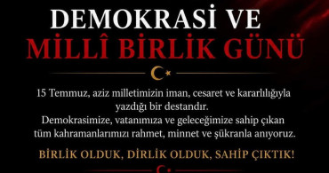 SATKOF ve USTKON Genel Başkanı Bay'dan 15 Temmuz mesajı