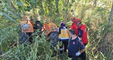 Savaştepe'de traktör kazası: 1 ölü, 1 yaralı