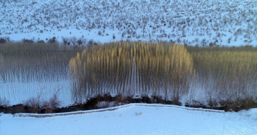 Savur Çayı Havzası Beyaza Büründü