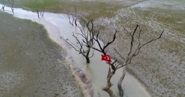 Sazlıdere Barajı’nda Korkutan Görüntü