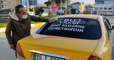 Şehit Ailelerine Ücretsiz Taksi
