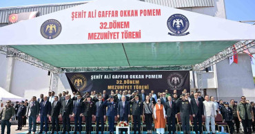 Şehit Ali Gaffar Okkan pomem’de 32. dönem mezuniyet töreni yapıldı
