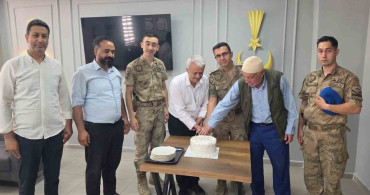 Şehit babaları jandarmanın 187. kuruluş yıl dönümünü kutladı