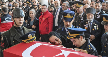 Şehit Hava Pilot Yarbay Gökhan Korkmaz İçin Cenaze Töreni Düzenlendi