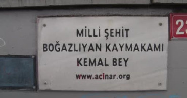 Şehit Kaymakam Kemal Bey'in Anma Töreni Gerçekleştirildi