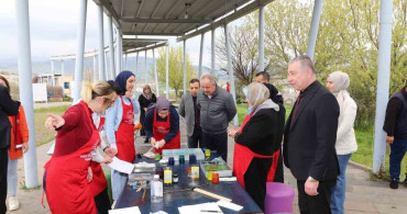 Şehit Yakınları ve Gaziler, Perre Antik Kenti’nde Ebru Sanatıyla Buluştu