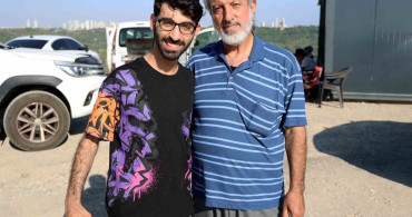Serebral palsili Cabbar, doğum gününde yamaç paraşütüyle uçtu