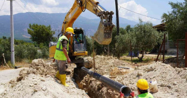 Seydikemer Gölbent’te içme suyu altyapısı yenileniyor
