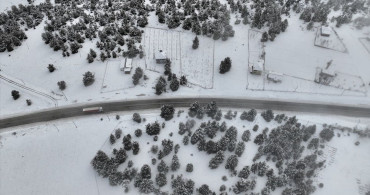 Seydikemer'de Yılın Son Gününde Kar Yağışı Etkili Oldu