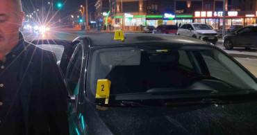 Seyir Halindeki Otomobile Yorgun Mermi Isabet Etti