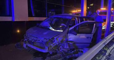 Seyir halindeki uyku kazası: 2 yaralı