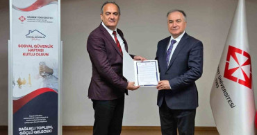 SGK, Başkent Üniversitesi Adana'ya Teşekkür Belgesi Takdim Etti
