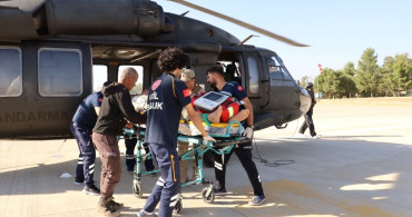 Siirt'te İş Kazası: Yaralı İşçi Askeri Helikopterle Hastaneye Sevk Edildi