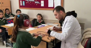 Siirt'te Öğrencilere Yönelik İşitme Taraması Uygulandı