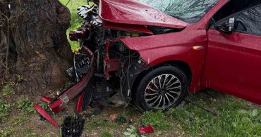 Siirt'te Otomobil Ağaca Çarptı: Sürücü Yaralı