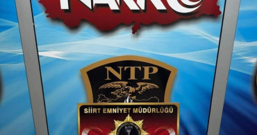 Siirt'te Uyuşturucu Operasyonu: 9 Kilo 700 Gram Esrar Ele Geçirildi