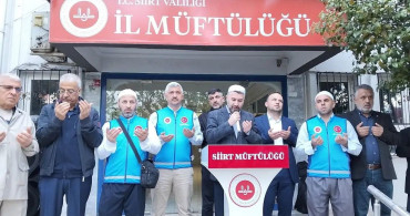 Siirt'ten Hac Yolculuğuna İlk Kafile Uğurlandı