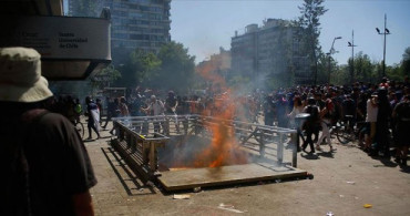 Şili'deki Protestolar 19 Can Aldı!