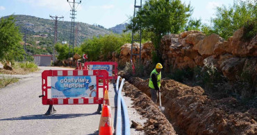 Silifke'de 30 yıllık su deposu yenilendi, 2 bin 100 metrelik hat tamamlandı