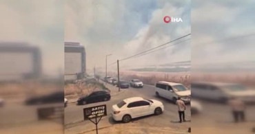 Silivri'de rüzgar etkisiyle büyüyen yangında kontrol çalışmaları sürüyor