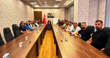 Silopi'de Sera OTB Projesi için kapsamlı toplantı düzenlendi