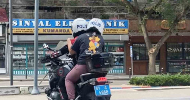 Sınava yetişemeyen adaya polis desteği