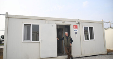 Sındırgı'da Depremzedelere Geçici Yaşam Alanı