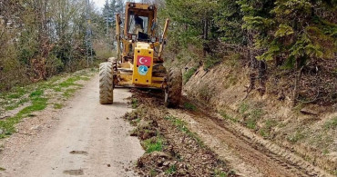 Sinop Kırsalında Yol Çalışmaları Devam Ediyor