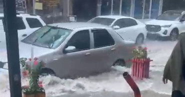 Sinop Türkeli'de kuvvetli sağanak yağış etkili oldu