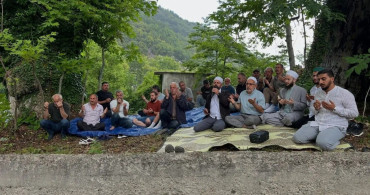 Sinop'ta geleneksel yağmur duası programı yoğun katılımla yapıldı