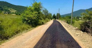 Sinop'ta köy yolları yenileniyor