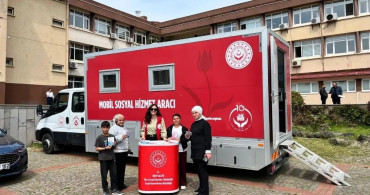 Sinop'ta Mobil Sosyal Hizmet Aracı Hizmette