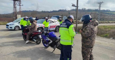 Sinop'ta Motosiklet Denetimi Artıyor
