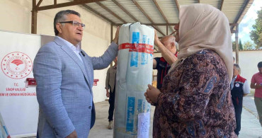 Sinop'ta örtü altı tarımına destek: 83 çiftçiye yüzde 50 hibeli sera örtüsü verildi