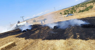 Sinop’ta saman balyalama makinesi yangına neden oldu
